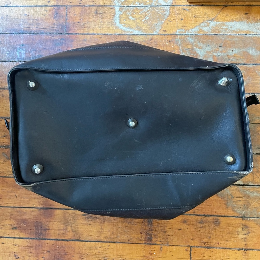 Gucci Diamante Leather Brown Weekender Travel Bag Duffle - Picture 12 of 17